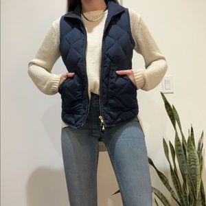 Navy J. Crew Vest